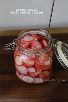 Korean Style Pink Radish Pickles