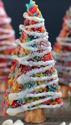 Krispie Treat Christmas Trees