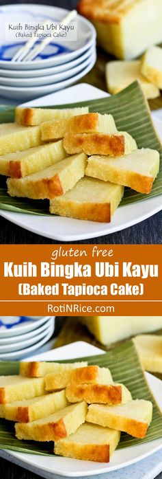 Kuih Bingka Ubi Kayu (Baked Tapioca Cake