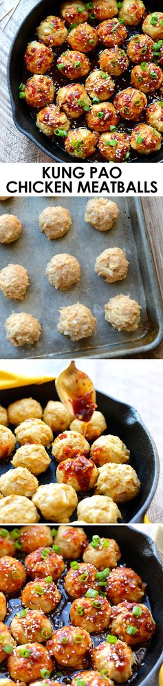 Kung Pao Chicken Meatballs