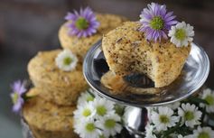 Lavender Lemon Poppyseed Muffins