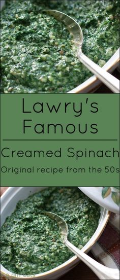 Lawry's Famous Creamed Spinach