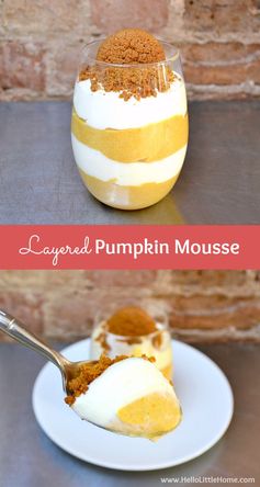 Layered Pumpkin Mousse