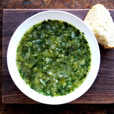 Leek and Spinach Soup