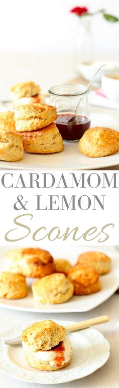 Lemon and Cardamom Scones