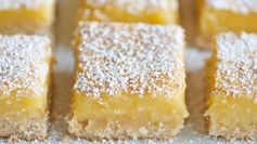 Lemon Bars, sugar free made with Truvia