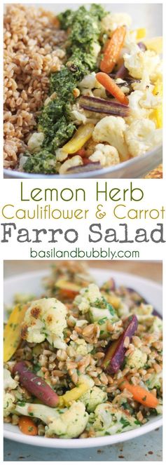 Lemon Basil Farro Salad
