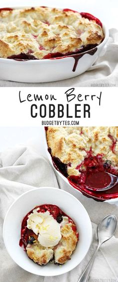 Lemon Berry Cobbler