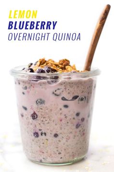 Lemon Blueberry Overnight Quinoa (+ my trip to Prince Edward Island