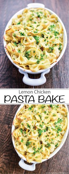 Lemon Chicken Pasta Bake