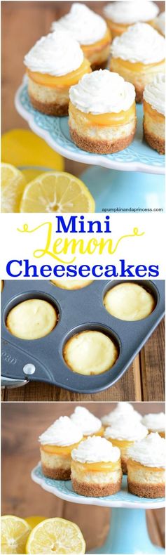 Lemon Curd Cheesecakes