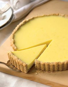 Lemon Curd Tart with Almond Crust - Tastebook Recipes - Tastebook