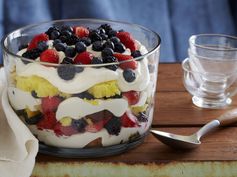 Lemon Curd Trifle with Fresh Berries