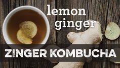 Lemon-Ginger Zinger Kombucha