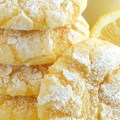 Lemon Gooey Butter Cookies– Best Ever (from scratch! 1 hr to make