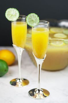 Lemon-Lime Champagne Party Punch