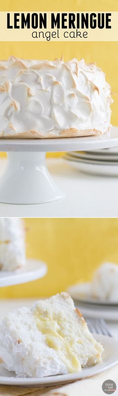 Lemon Meringue Angel Cake