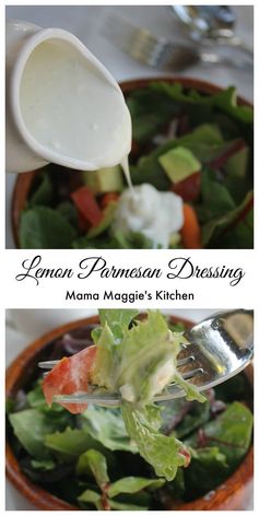 Lemon Parmesan Dressing