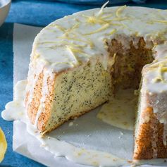 Lemon Poppy Seed Chiffon Cake