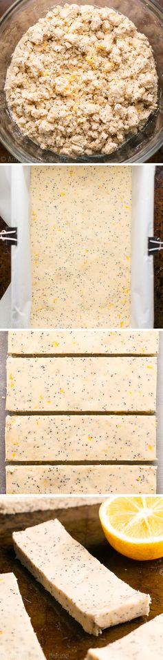 Lemon Poppy Seed Protein Bars