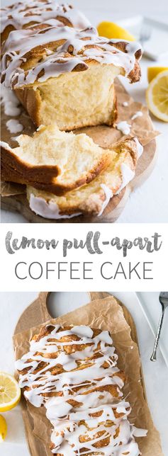 Lemon Pull Apart Coffee Cake