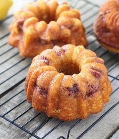 Lemon Raspberry Bundtlets