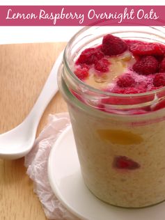 Lemon Raspberry Overnight Oats