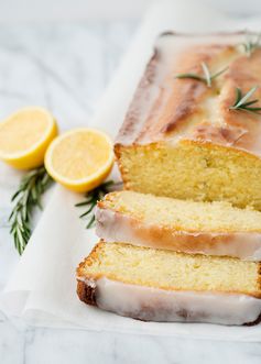 Lemon Rosemary Yogurt Cake