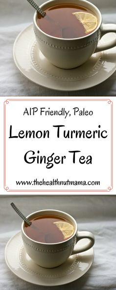 Lemon Turmeric Ginger Tea