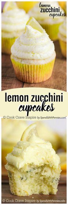 Lemon Zucchini Cupcakes