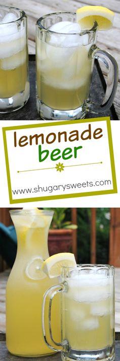 Lemonade Beer with Cherry Rum