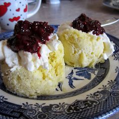 Lemon~Coconut Muffin/Cake in a Mug ~S (Trim Healthy Mama, Paleo, GAPS, Dairy Free, SCD, Grain Free, Nut Free