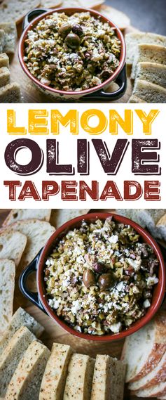 Lemony Olive Tapenade with Feta