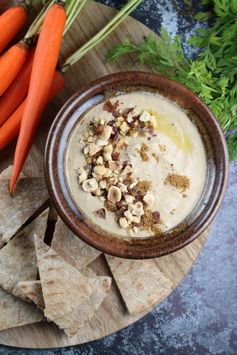 Lentil Hummus with Cumin and Toasted Hazelnuts