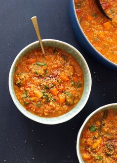 Lentil, Kale & Quinoa Stew (Vegan