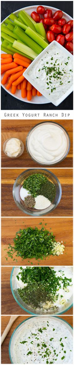 Lighter Greek Yogurt Ranch Dip