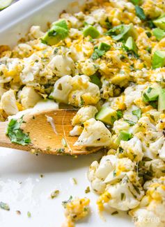 Lime and Cilantro Cauliflower with Avocado