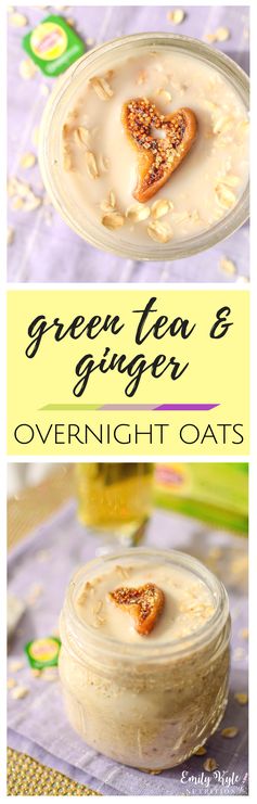 Lipton® Green Tea & Ginger Overnight Oats