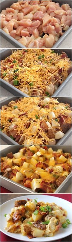 Loaded baked potato casserole