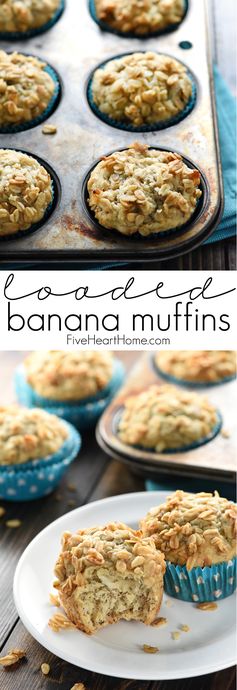 Loaded Banana Muffins