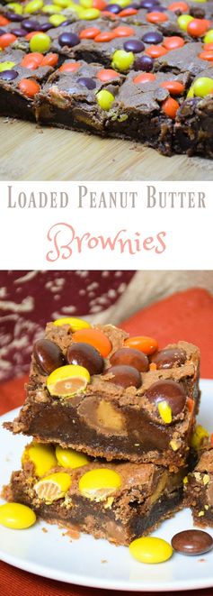 Loaded Peanut Butter Brownies