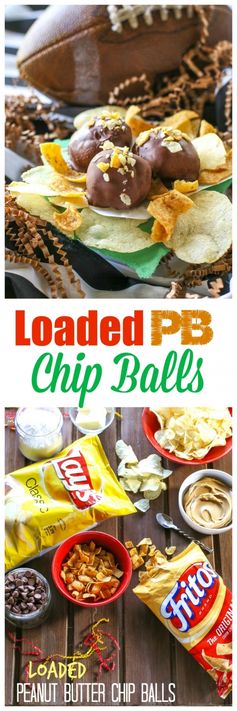 Loaded Peanut Butter Chip Balls