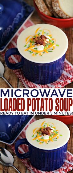 Loaded Potato Soup in a Mug