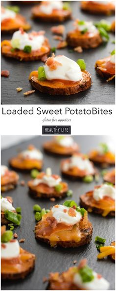 Loaded Sweet Potato Bites