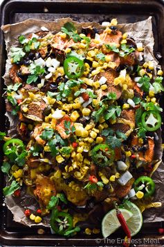 Loaded Sweet Potato Nachos