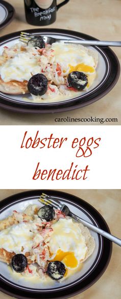 Lobster eggs benedict