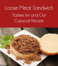 Loose Meat Sandwich Recipe (Tastee Sandwich