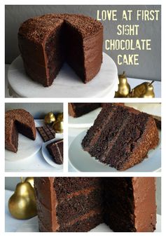 Love at First Sight Chocolate Cake