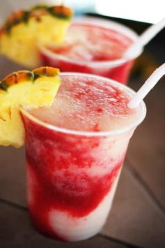Loved Lava Flows in Hawaii? Make the Colorful Cocktail at Home