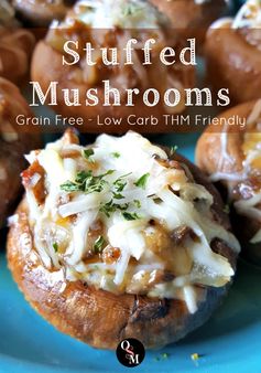 Low Carb Apps: Grain-Free Stuffed Mushrooms